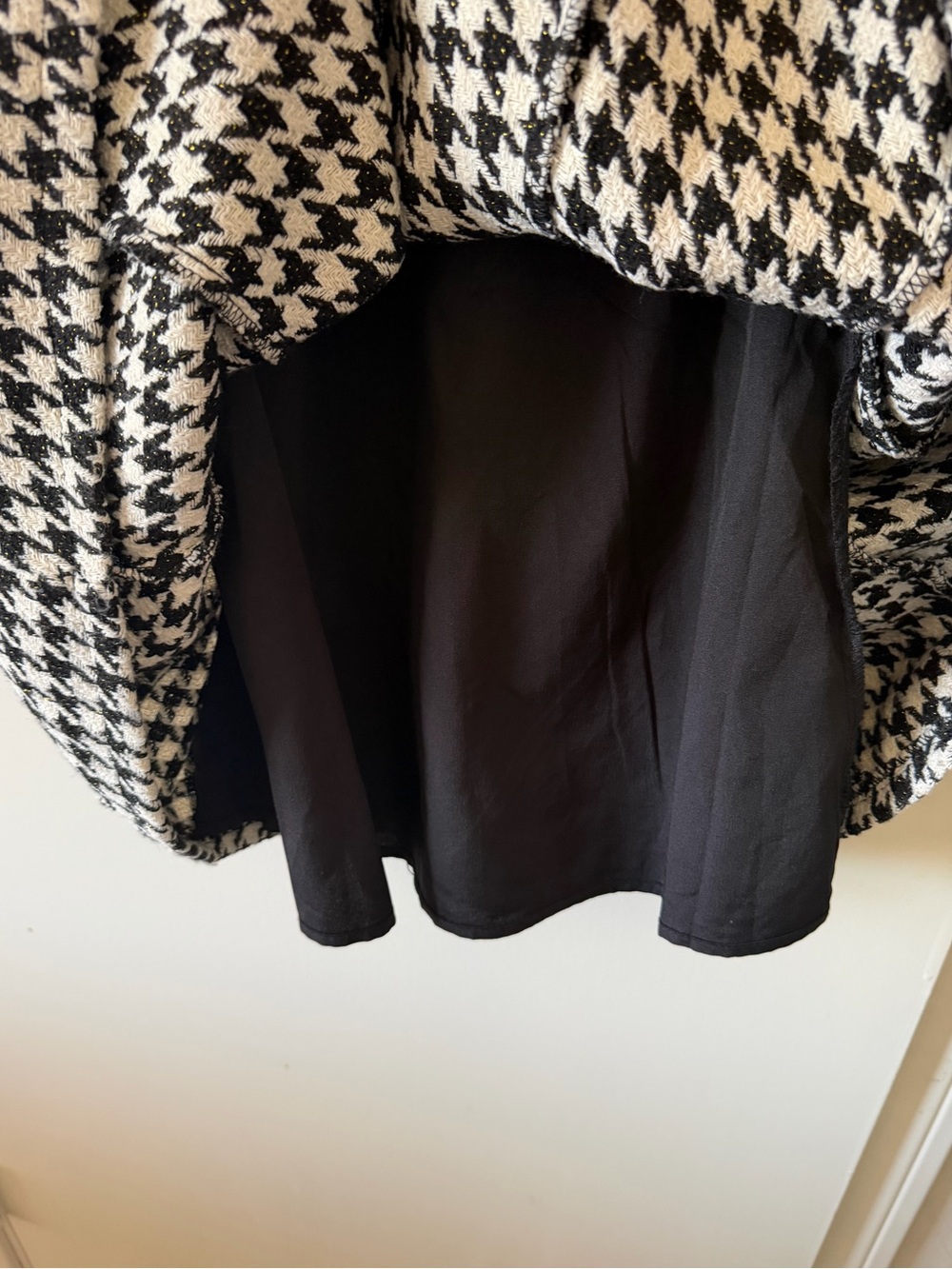 Hannah Banana Girls Houndstooth Bow Dress, 14 - Picture 6 of 11